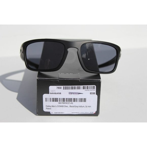 OAKLEY Sliver Stealth Sunglasses Matte Black/Grey Iridium NEW OO9408-0156 RARE - Picture 8 of 8